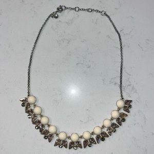 J. Crew crystal and enamel bead necklace.